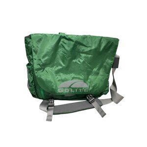 GoLite Laptop Messenger Bag Green Shoulder Crossbody 16”x 14” Size